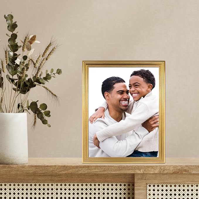 Lawrence Frames 11x14 Sutter Burnished Gold Picture Frame - Image 2