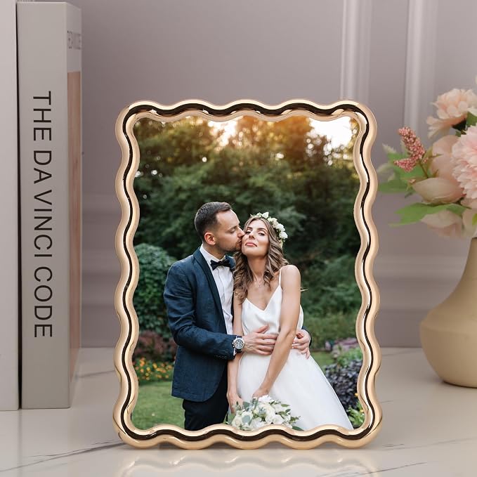 5x7'' Hi-End Zinc Alloy Gold Picture Frame - Image 2