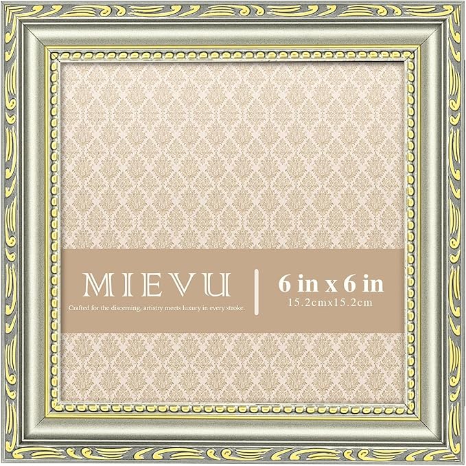 6×6 Picture Frame Gold by MIEVU