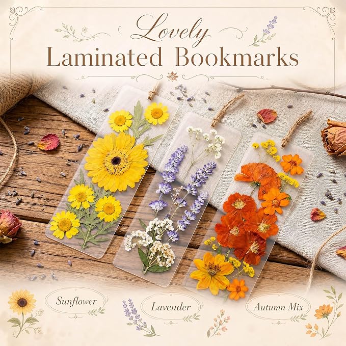 15 Types Fall Dried Pressed Flowers - Image 6