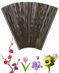 100 PCS FIVEIZERO 26 Gauge Brown Floral Wire Stems by FIVEIZERO
