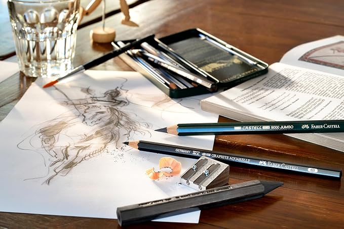 Faber-Castell 26 Piece Pitt Graphite Tin Set - Image 3
