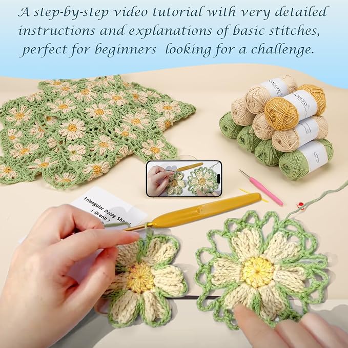 Noocro Crochet Kit for Intermediate or Advanced Levels, Complete Craft Kit for - Image 5