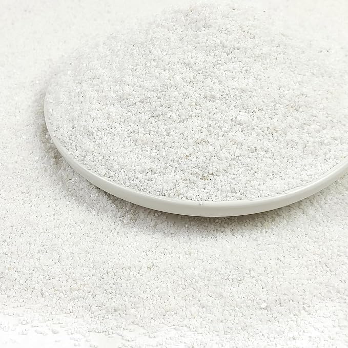 YISZM Aquarium Sand, 20lbs White Fish Tank Sand, Aquarium Gravel Substrate by YISZM-ForYourNaturalLife