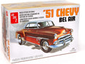 AMT Skill 2 Model Kit 1951 Chevrolet Bel Air 2-in-1 Kit Retro Deluxe Edition by AMT