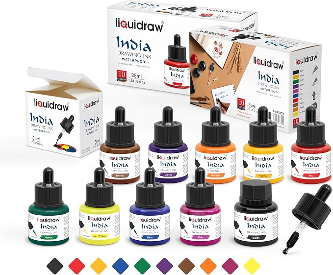 Liquidraw Waterproof Colored Drawing Ink - Image 5