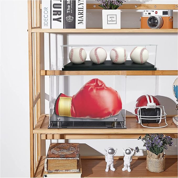 Baseball Display Case for 4 Pack in one, Baseball Holders for Balls Display - Image 2