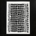 TIAMECH A4 Reusable Crocodile Skin Stencil by TIAMECH