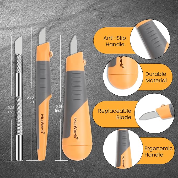 MulWark 41-Piece Precision Hobby Knife Set - Image 2