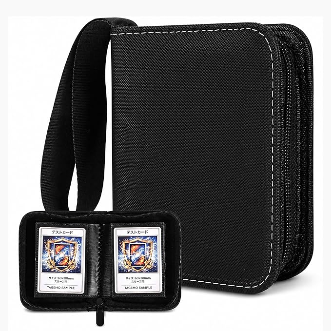 Mini Trading Card Binder Album, 1 Pocket Card Binder by Tagemo