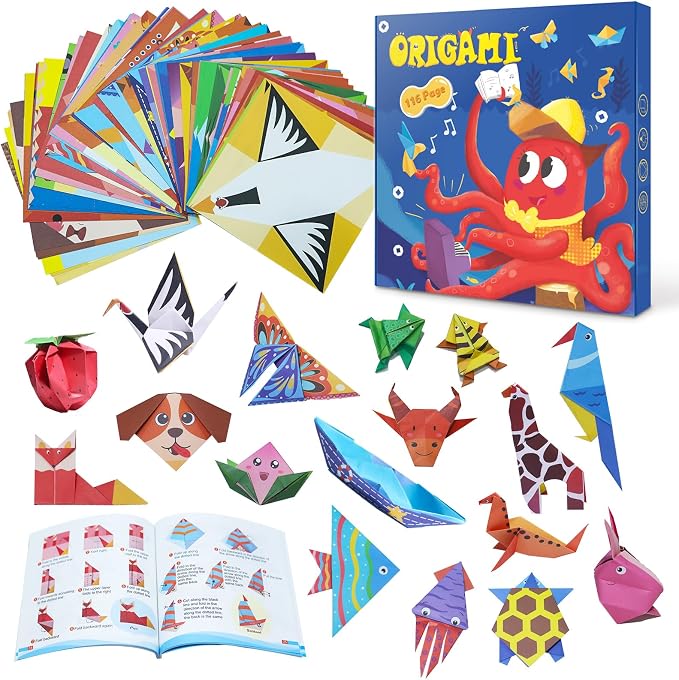 Origami Kit for Kids Ages 5-16, 116 pages by BESTGIFTSIDEAS