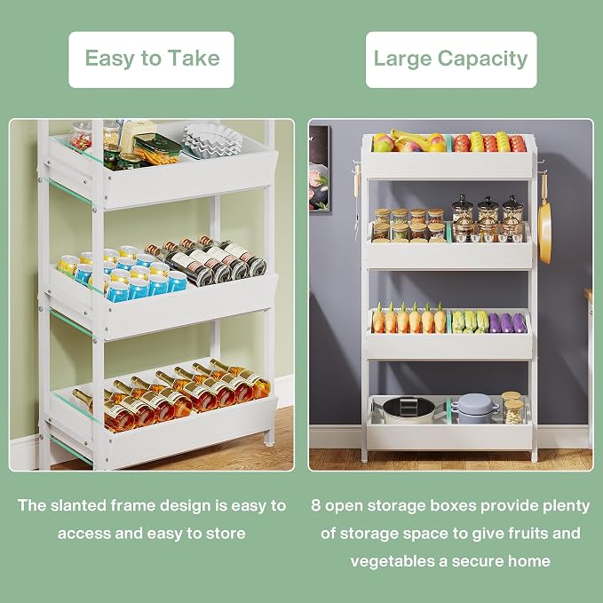 Tribesigns 4-Tier Retail Snack Display Shelf, Snack Rack Display Stand - Image 5