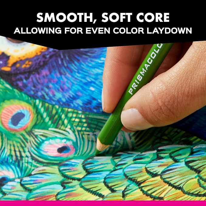 Prismacolor Premier Colored Pencils, Soft Core, Ultra-Smooth, Adult Coloring - Image 5