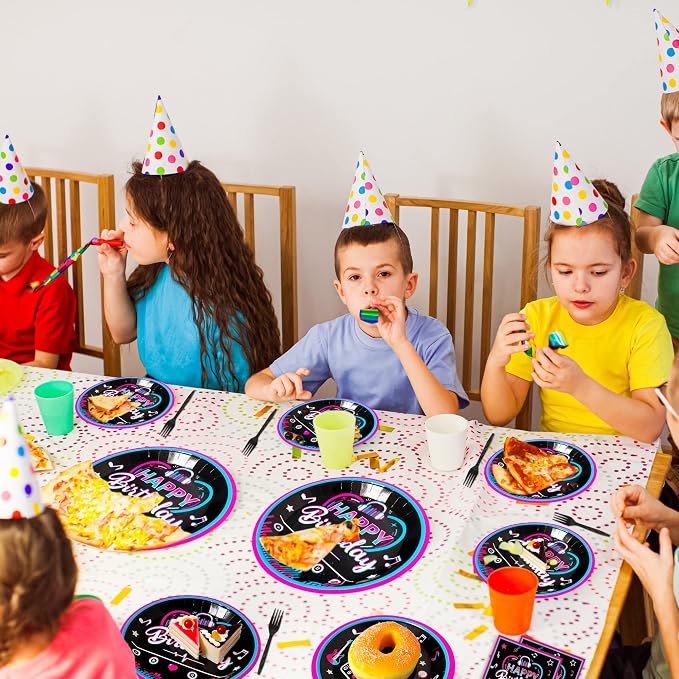 96 Pcs Music Party Supplies Tableware Set - Image 7
