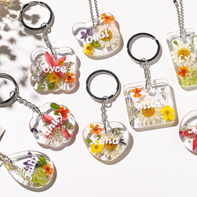 LET'S RESIN Keychain Resin Molds Silicone - Image 4