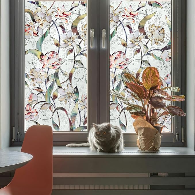 Begonia Window Privacy Film by Artscape by Unknown