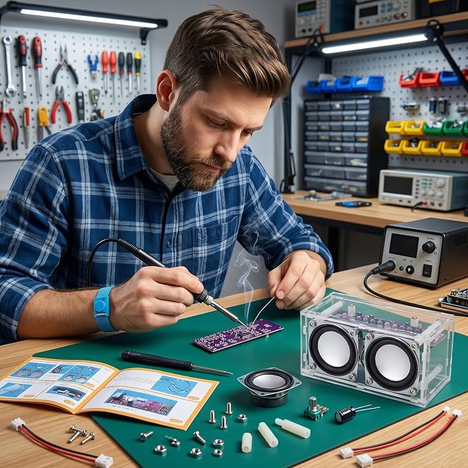 DIY Bluetooth Speaker Kit with LED Light Show - Image 3