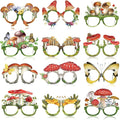 Pajean 36 Pcs Enchanted Forest Party Decorations Mushroom Themed Eyeglasses by Pajean
