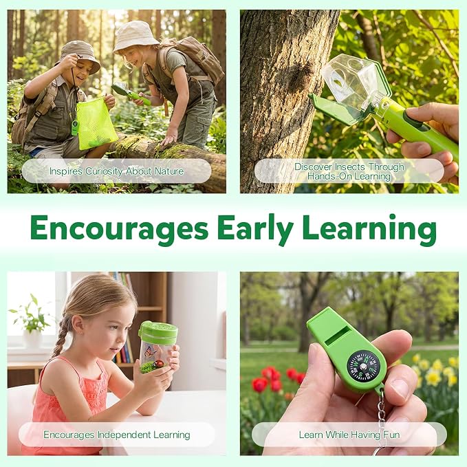 Kiditos Bug Catcher Kit for Kids, Outdoor Explorer STEM Toy - Image 5