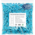 1000 Pcs Blue Heat Shrink Butt Connectors, 16-14 AWG Marine Grade Insulated Crimp Electrical Connectors, Terminals Splices for Automotive, Marine, Industrial, Home