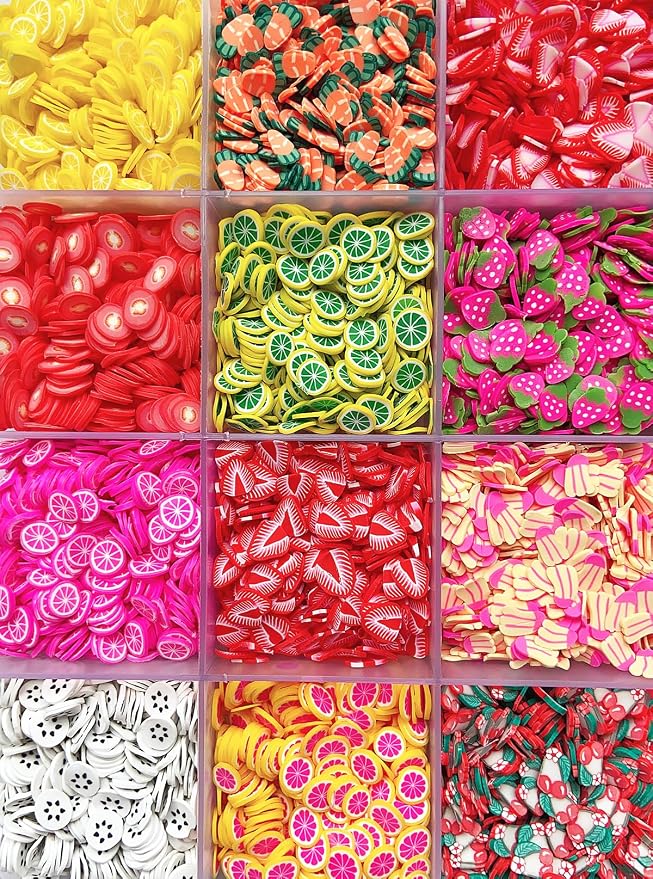 17500Pcs Polymer Fruit Slices Fruit Nail Art Slice 3D Polymer Slices Polymer - Image 4