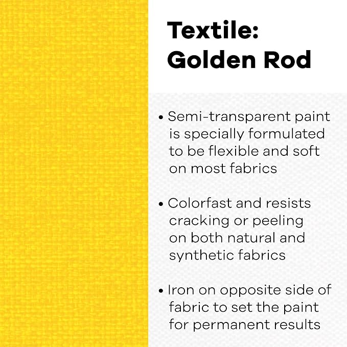Textile Color Paint Goldenrod - Image 2