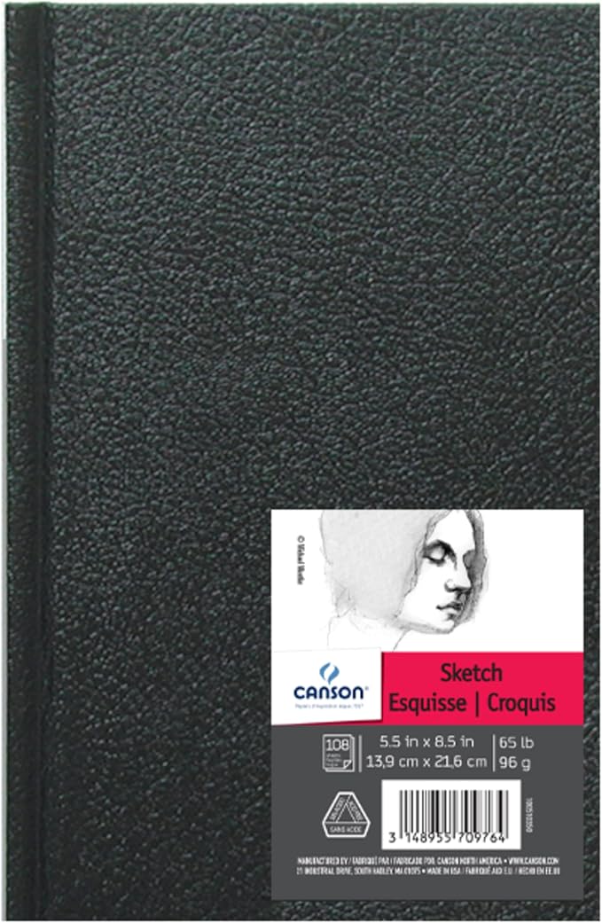Canson Artist Series Sketch Book, 5.5x8.5 inches, 108 Sheets by Unknown