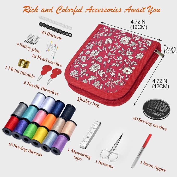 Sewing Kit Gifts for Grandma, Sewing Supplies Accessories - Image 3