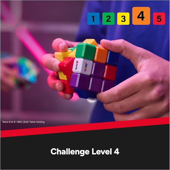 Rubik's Cube Tetris Edition 3x3 Cube Shapeshifting Puzzle Game Brain Teaser - Image 7