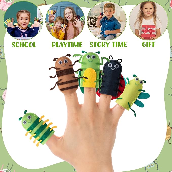 COcnny Insect Finger Puppets Craft - Image 6