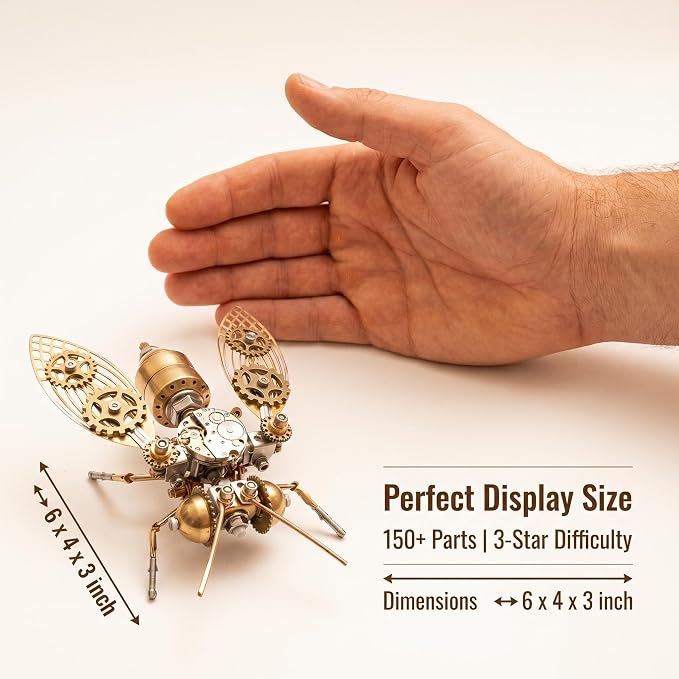 Mechanical Metal 3D Bumblebee Model Kits Puzzle - Image 7