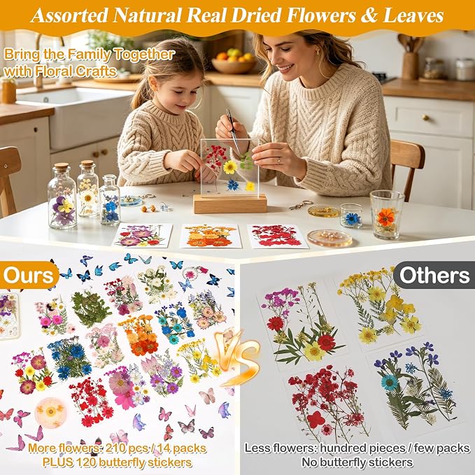 Dried Flowers for Crafts, Card Making, Nail Art, Scrapbooking - Image 5