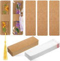 Honoson 200 Set Bookmark Holders Gift Set Kraft Paper Bookmark Sleeves by Honoson