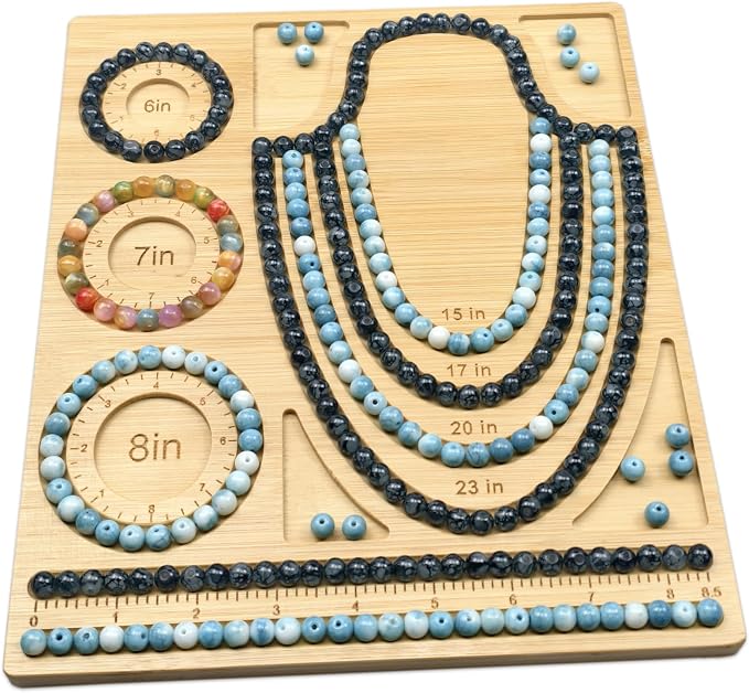Petoysoso Bead Boards for Jewelry Making, Bamboo Beading Board for Bracelet & - Image 3