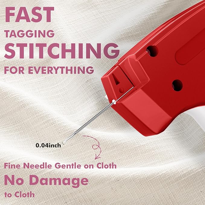 Stitch Gun for Clothes, Portable Handheld Tagging Gun for Clothing, Stitch - Image 2
