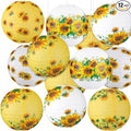Panelee 12 Pcs Sunflower Paper Lanterns Party Decorations 8 Inch Hanging Round by Panelee