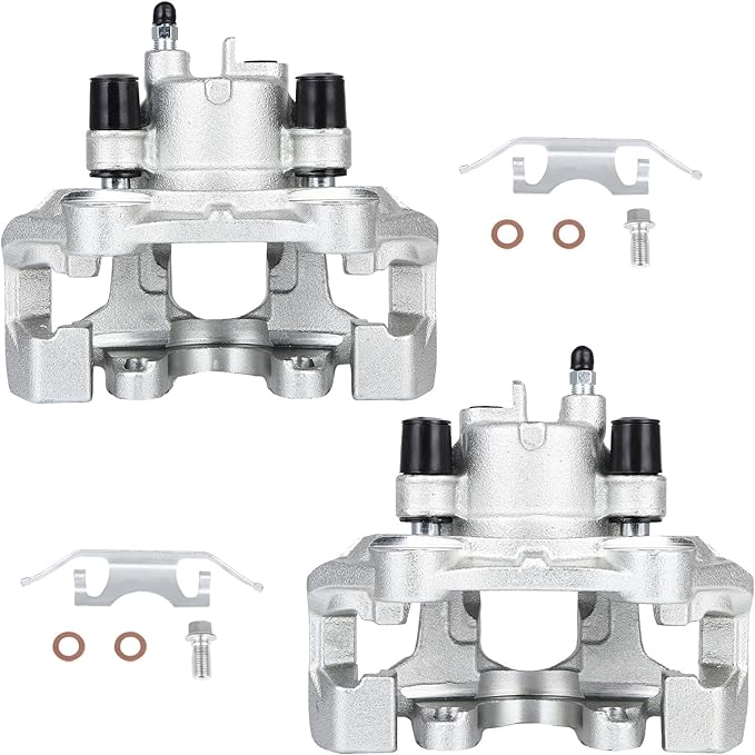 SCITOO 18B5300 18B5301 Rear Left & Right Disc Brake Calipers Assembly w/Bracket For Dodge For Durango 2011-2018,For Jeep For Grand Cherokee 2011-2018