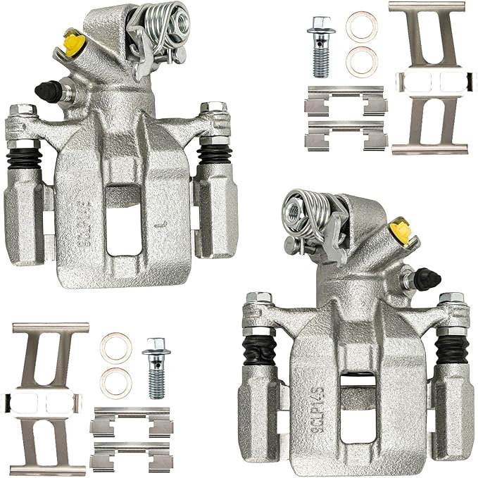Torchbeam Rear Brake Calipers Set for Honda Civic 2006-2015, Acura ILX 2013-2018, Rear Left and Rear Right Calipers Replace # 19P3298+19P3299