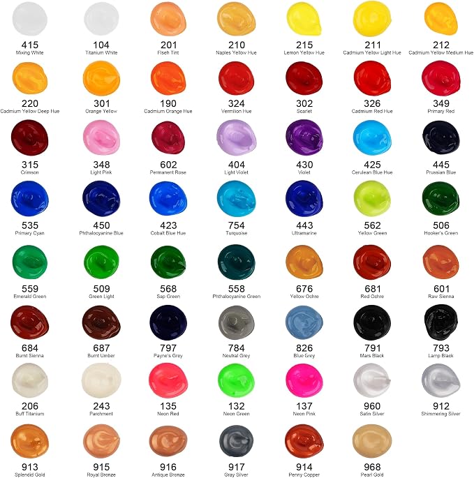 AUREUO Mixing White Acrylic Paint, 4 Fl Oz / 120ml Single Tube, Rich Pigment - Image 3