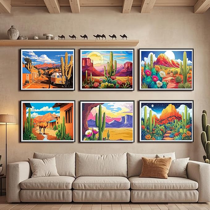 Leatrice 6 Pack Landscape Diamond Painting Kits - Image 7