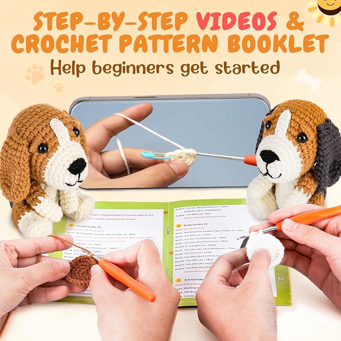 Crochetta Crochet Kit for Beginners, Beginner Crochet Kit for Adults - Image 2