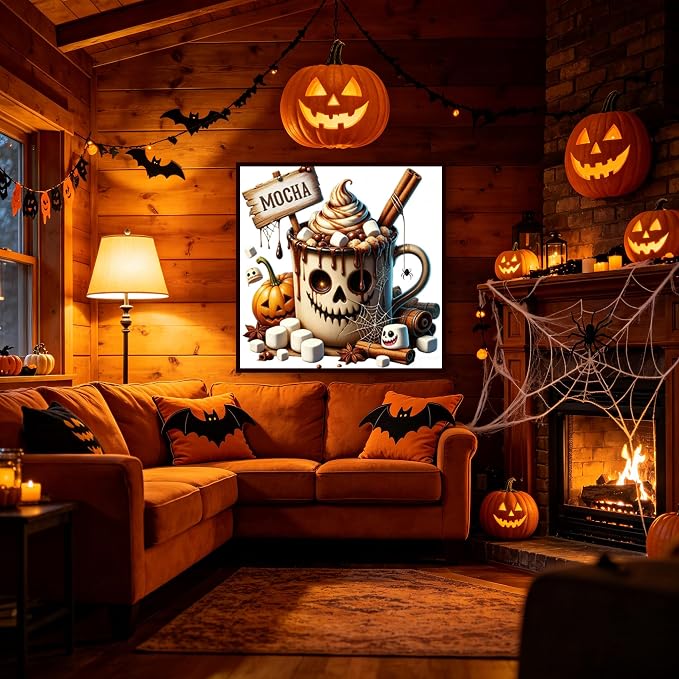 KYOQFVN Halloween Counted Cross Stitch Kits - Image 4