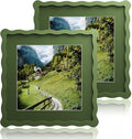 10x10 Wavy Picture Frame With Mat by Unknown