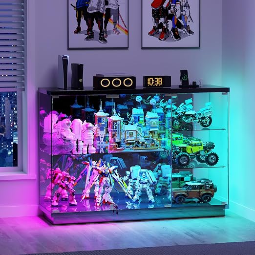 HNEBC 5-Tier Lockable Display Cabinet - by HNEBC