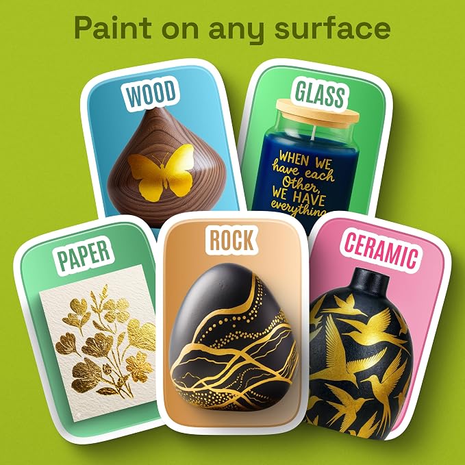 ARTISTRO 36 Gold Acrylic Paint Markers - Image 3