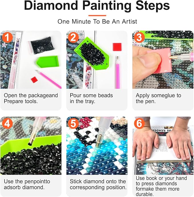 4 Pack Pink Coquette Diamond Art Kits - Image 9