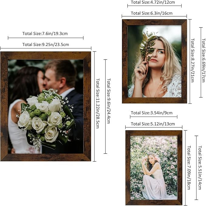 LUCKYLIFE Picture Frame Set 10-Pack, Gallery Wall Frame Collage - Image 4