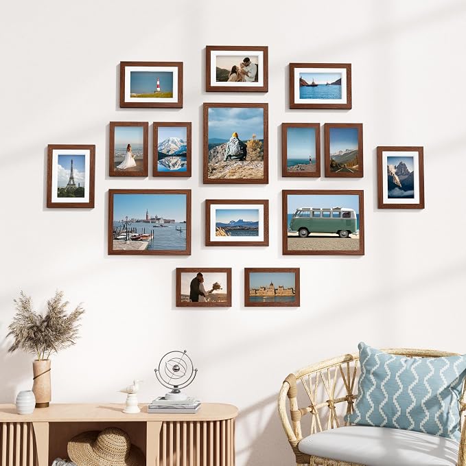 Vittanly 15 Pack Picture Frames Collage Wall Decor, Gallery Frame Set - Image 8