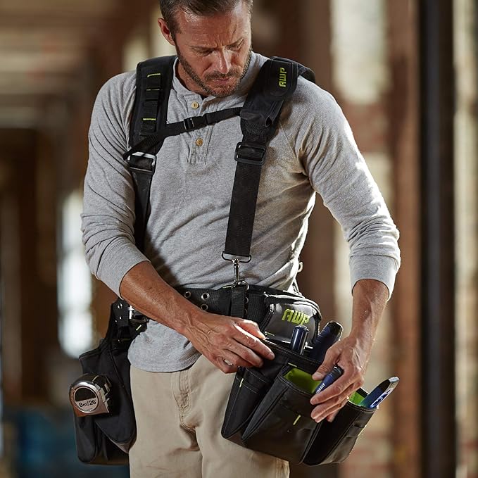 AWP Tool Belt, Tool Rig, Durable, Premium Tool Belt Organizer
