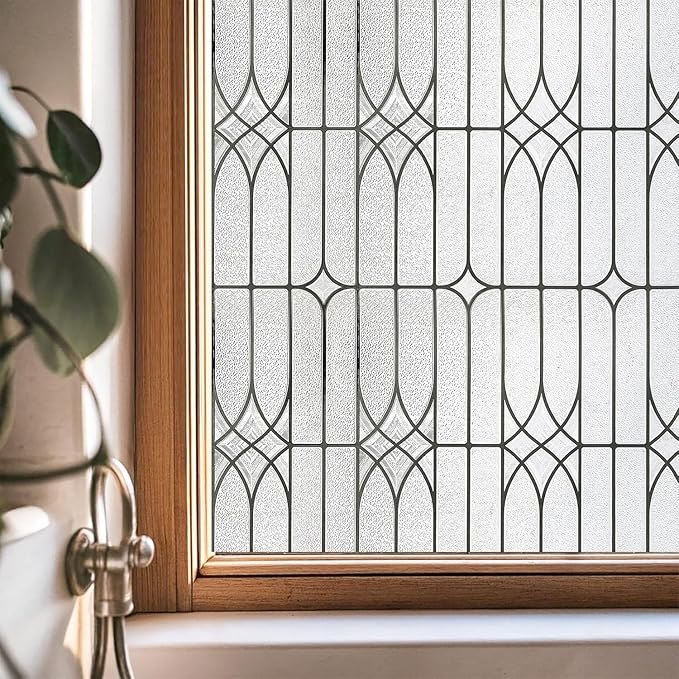 ADD.HERES Window Privacy Film, Stained Glass Decorative Static Cling, Removable by ADDHERES